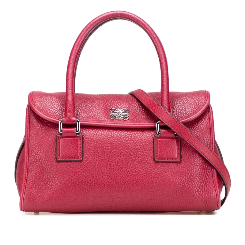 Loewe Sac à bandoulière Leather Alamo 28 rot