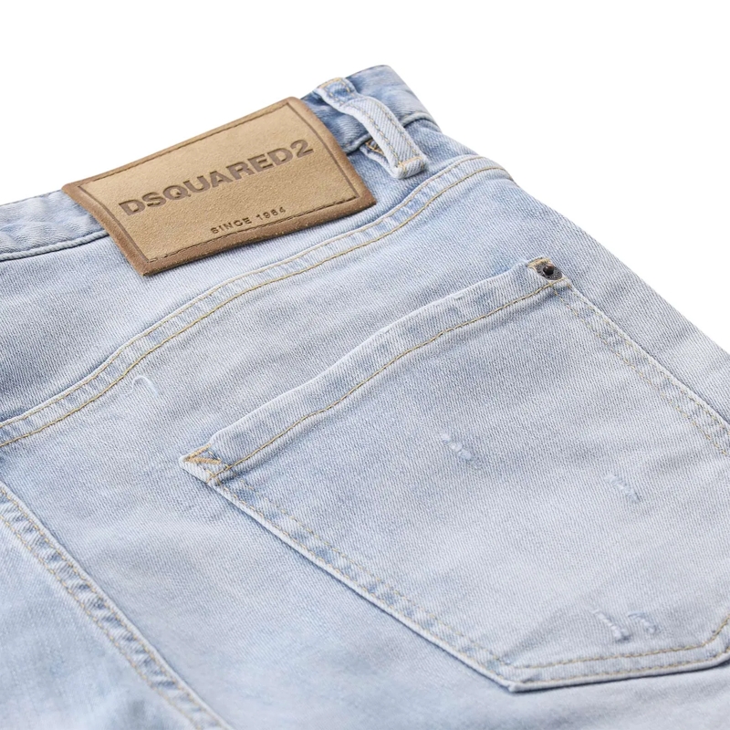 Dsquared2 Jeans Straight-Fit Jeans Teddy blau(Image 4)