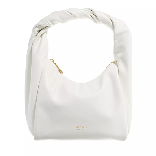 Kate Spade New York Twirl Smooth Leather Top Handle light cream Hobo Bag