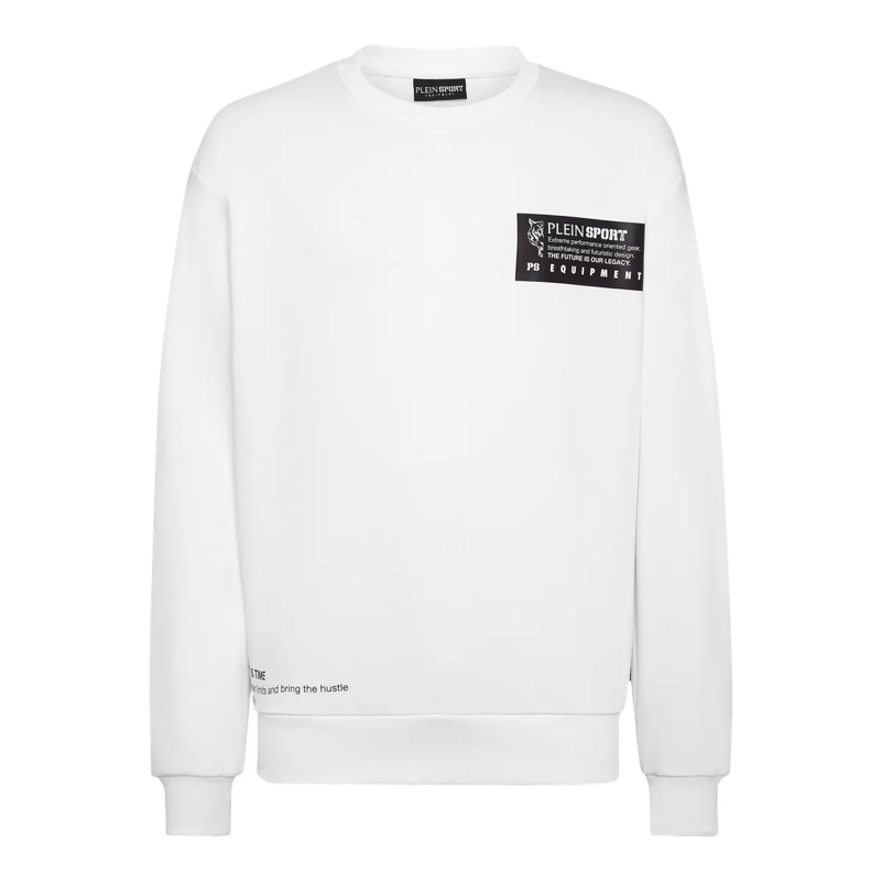 Plein Sport Top Sweatshirt weiss