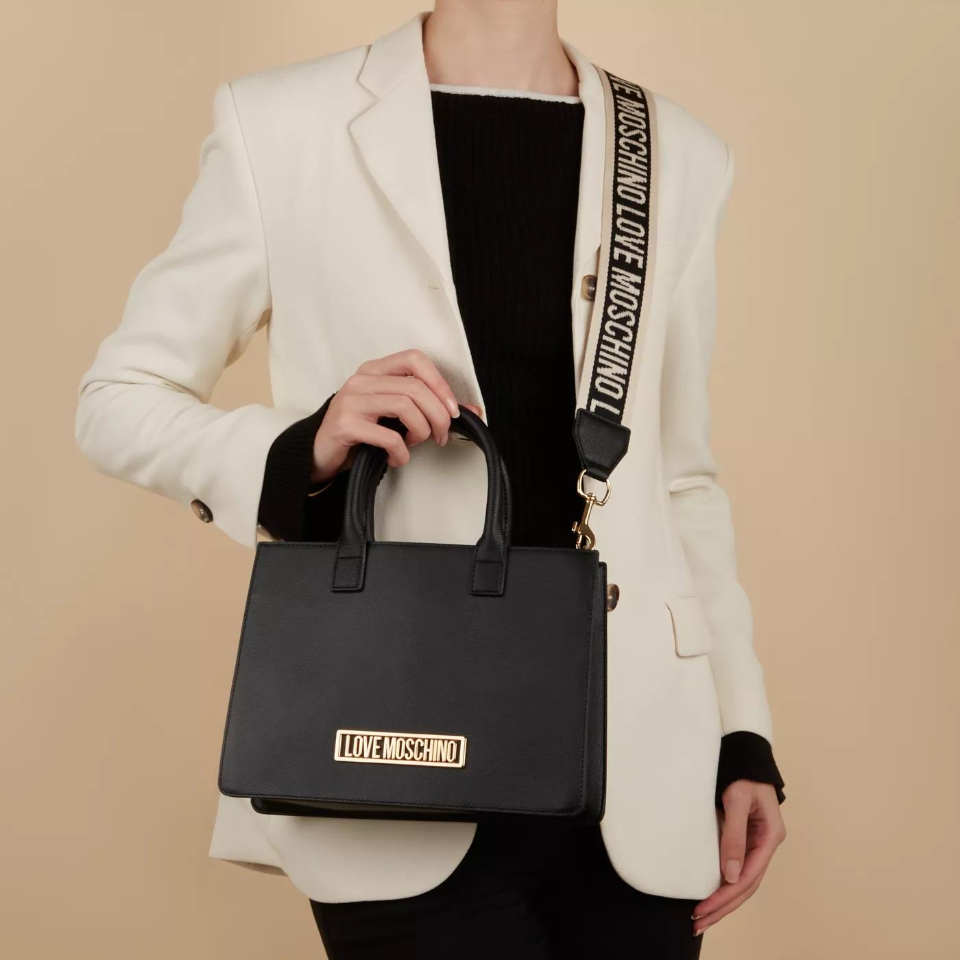 Love Moschino Crossbody bags Natural damen Handtasche Schwarz JC4 in zwart