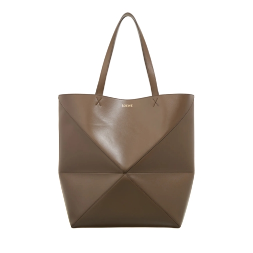 Loewe Shopping Large Puzzle Fold Bag Umber Shopping Bag