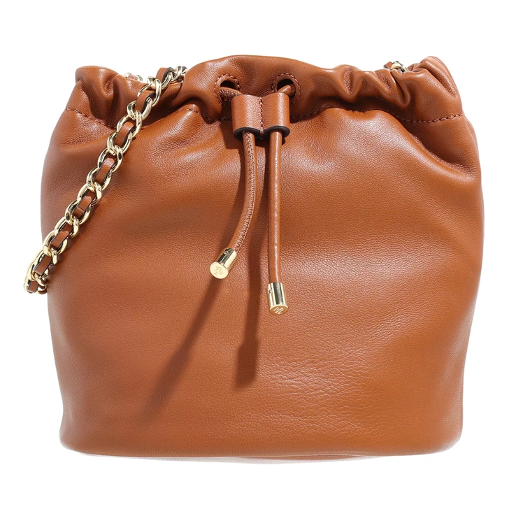Lauren Ralph Lauren Emmy 19 Bucket Bag Medium Lauren Tan Bucket Bag