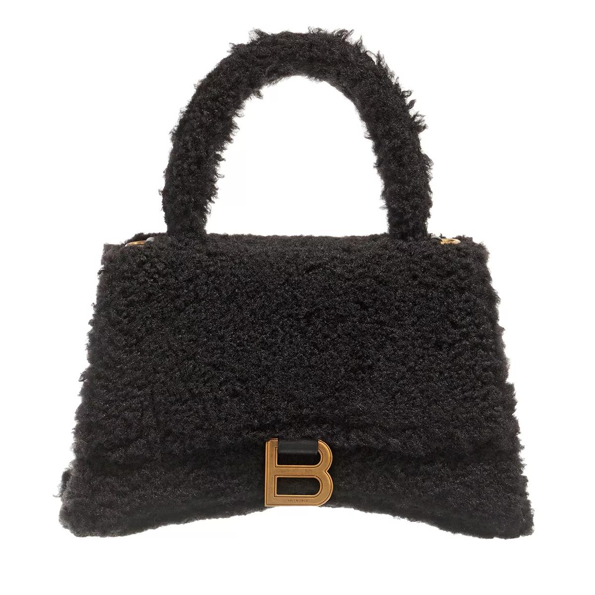 Balenciaga store fur clutch