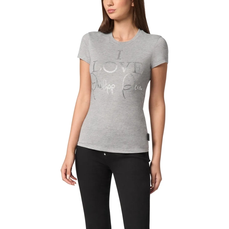 Philipp Plein T-Shirt T-Shirt Slim Fit grau(Image 3)