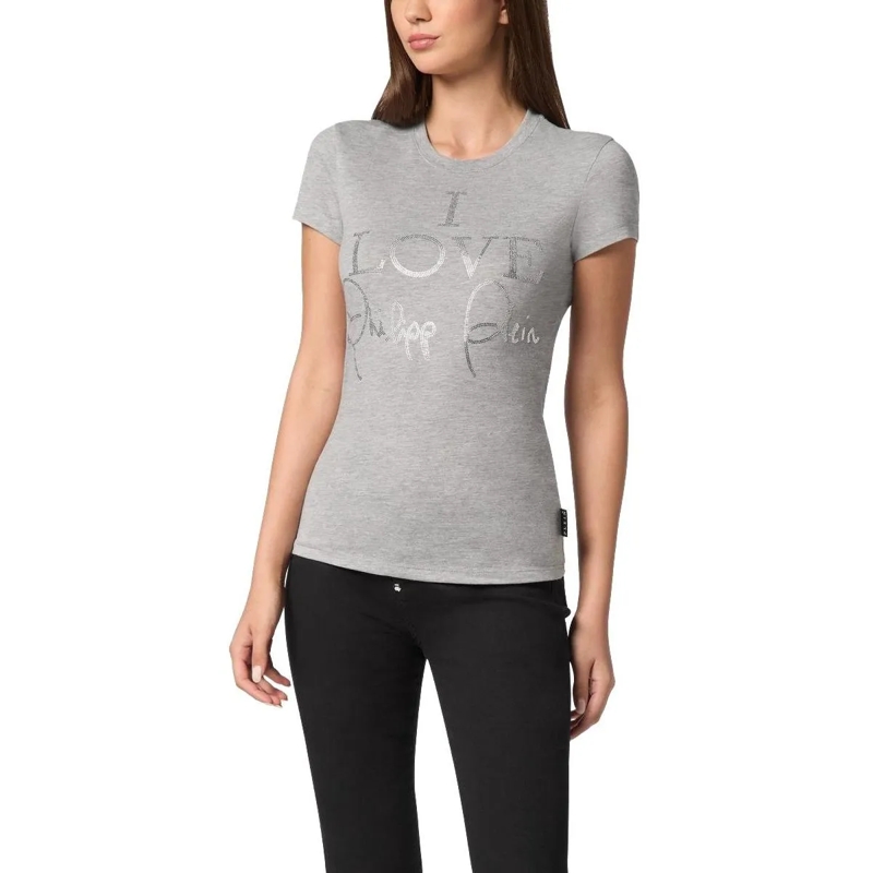 Philipp Plein T-Shirt T-Shirt Slim Fit grau(Image 2)