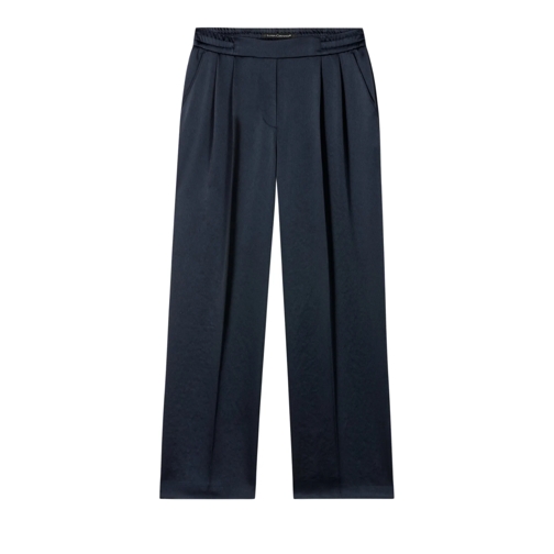 Luisa Cerano Wideleg-Pants mit Bundfalte midnight blue Byxor