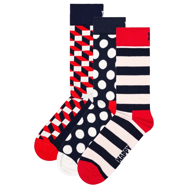 Happy Socks  3er Pack bunt