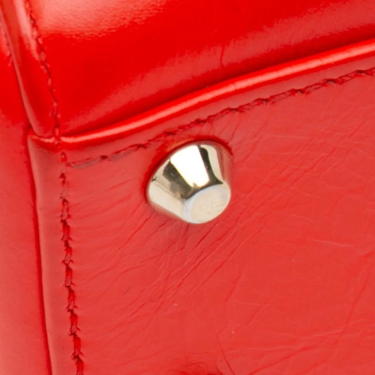 Thumbnail - Christian Dior Hobo Bags - 2016 Mini Calfskin Sequin Embellished Lady Dior - Gr. unisize - in Rot - für Damen