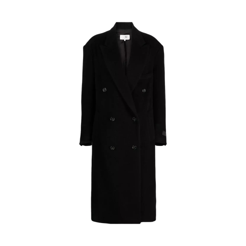 MM6 Maison Margiela Zweireihiger Mantel 900 black 900 black 