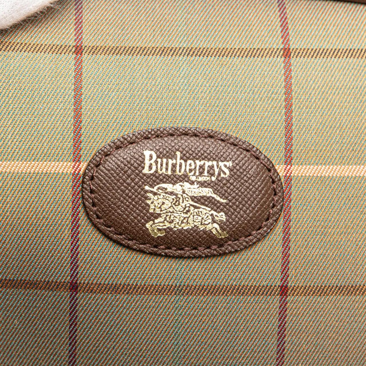 Thumbnail - Burberry Clutches - Vintage Check Canvas Clutch - Gr. unisize - in Braun - für Damen