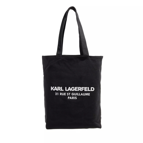 Karl Lagerfeld Small Canvas Shopper Black Shopping Bag