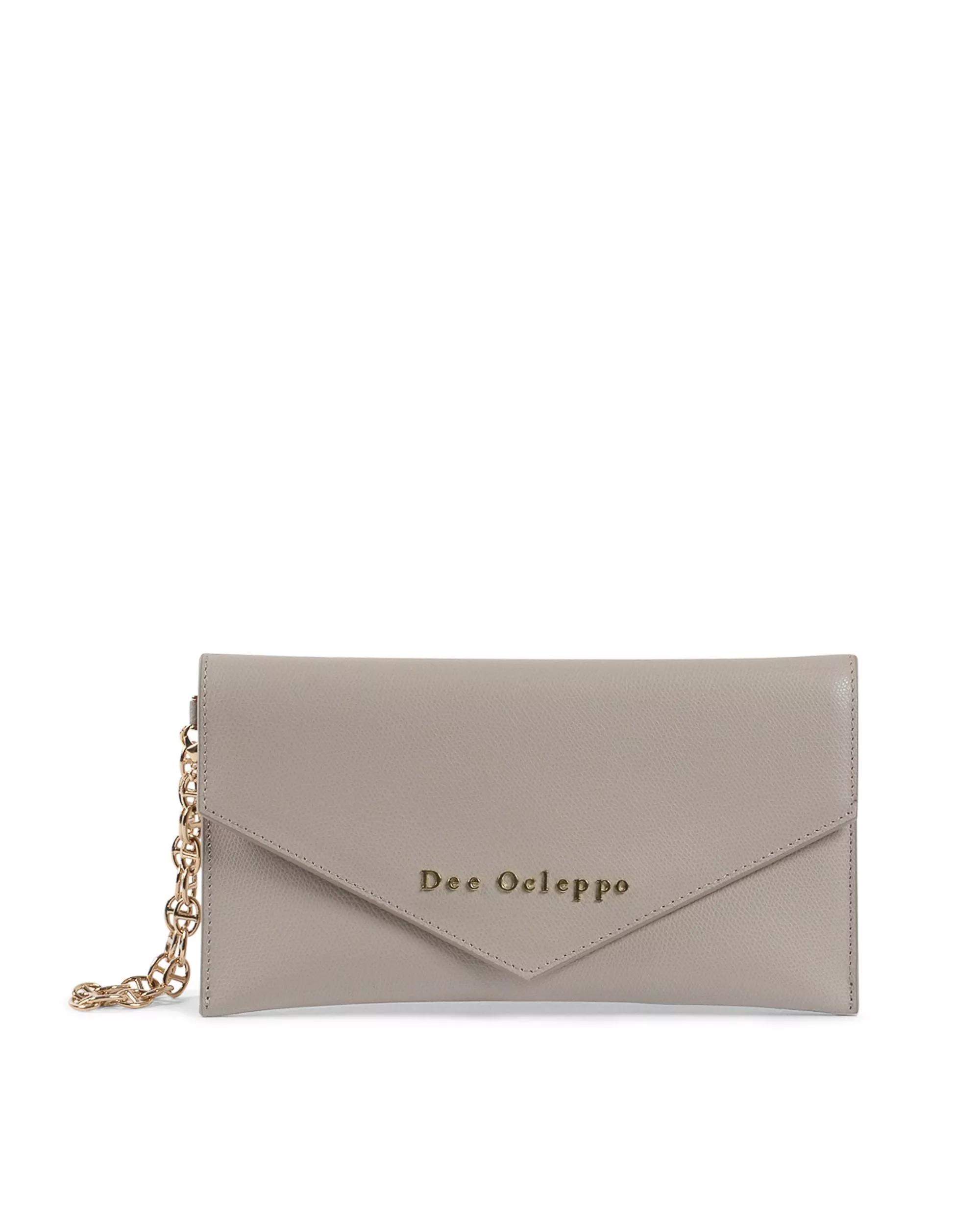 Dee Ocleppo Crossbody Bags - Dee Ocleppo Womens Clutch DC220 LOGO PALMELLATO TA - Gr. unisize - in Taupe - für Damen