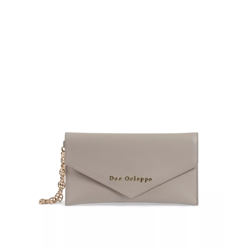 Dee Ocleppo Sac à bandoulière Dee Ocleppo Womens Clutch DC220 LOGO PALMELLATO TA taupe