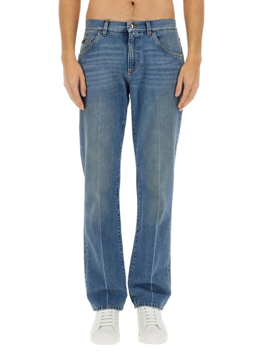 Thumbnail - Dolce&Gabbana - "Classic Denim" Jeans - Größe 48 - blau