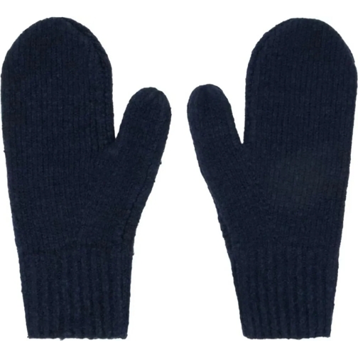 Acne Studios Gant Kivona Knit Mittens Gloves blau