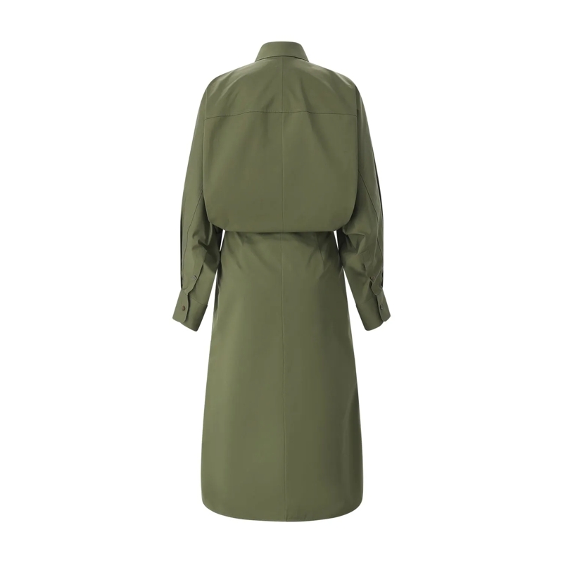Givenchy Midikleid Tailliertes Blusenkleid grün(Image 3)
