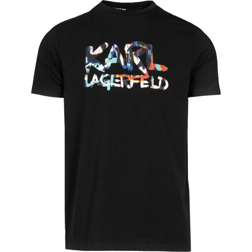 Karl Lagerfeld T-shirts T-shirt Black schwarz