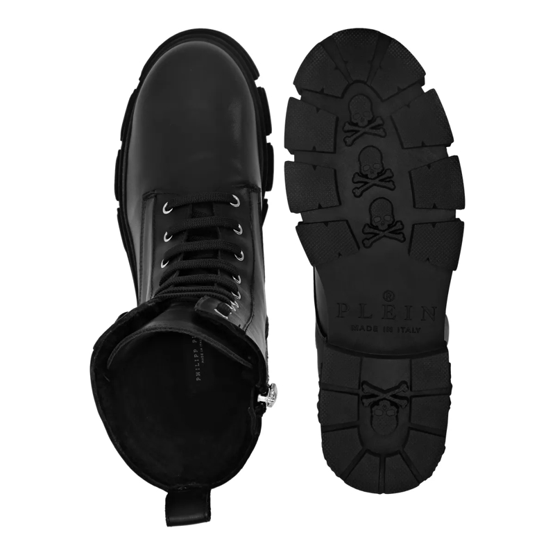 Philipp Plein Schnürstiefel Stiefel Gothic Plein schwarz(Image 3)