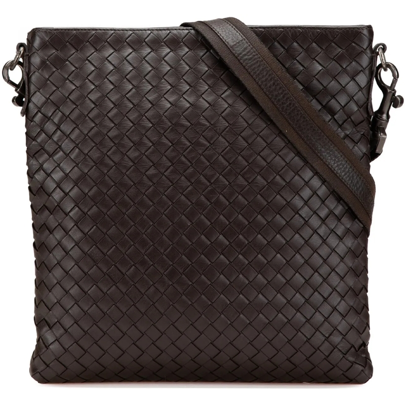 Bottega Veneta Schultertasche Nappa Intrecciato Crossbody braun