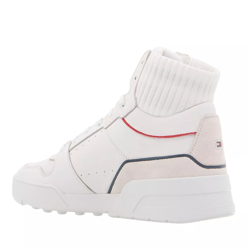 Tommy Hilfiger Sneaker haut de gamme High Cut Basket Sneaker White(Image 3)