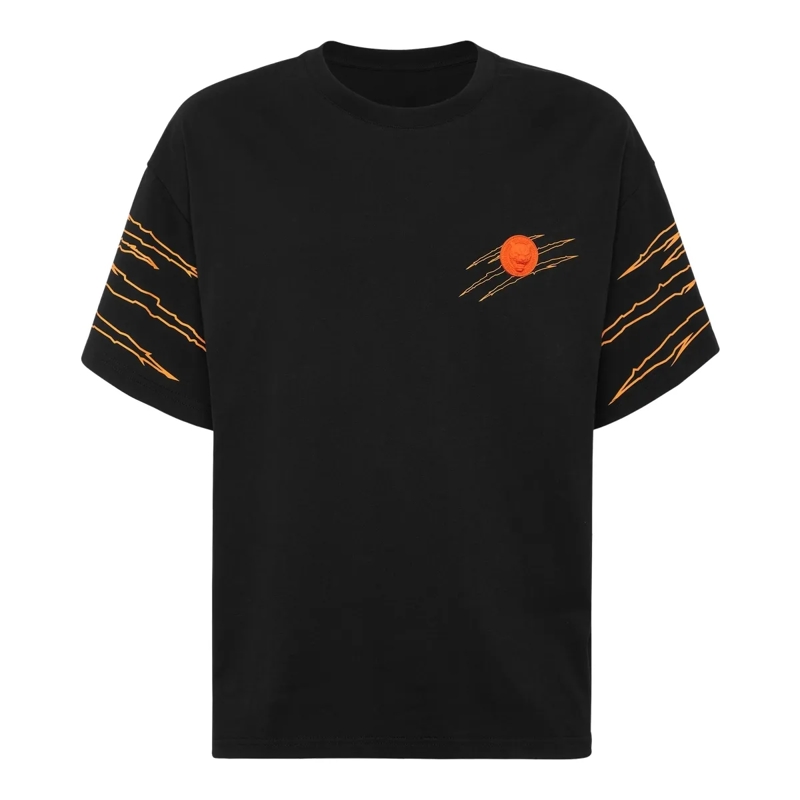 Plein Sport T-Shirt T-Shirt Rundhalsausschnitt Ss Scratch schwarz