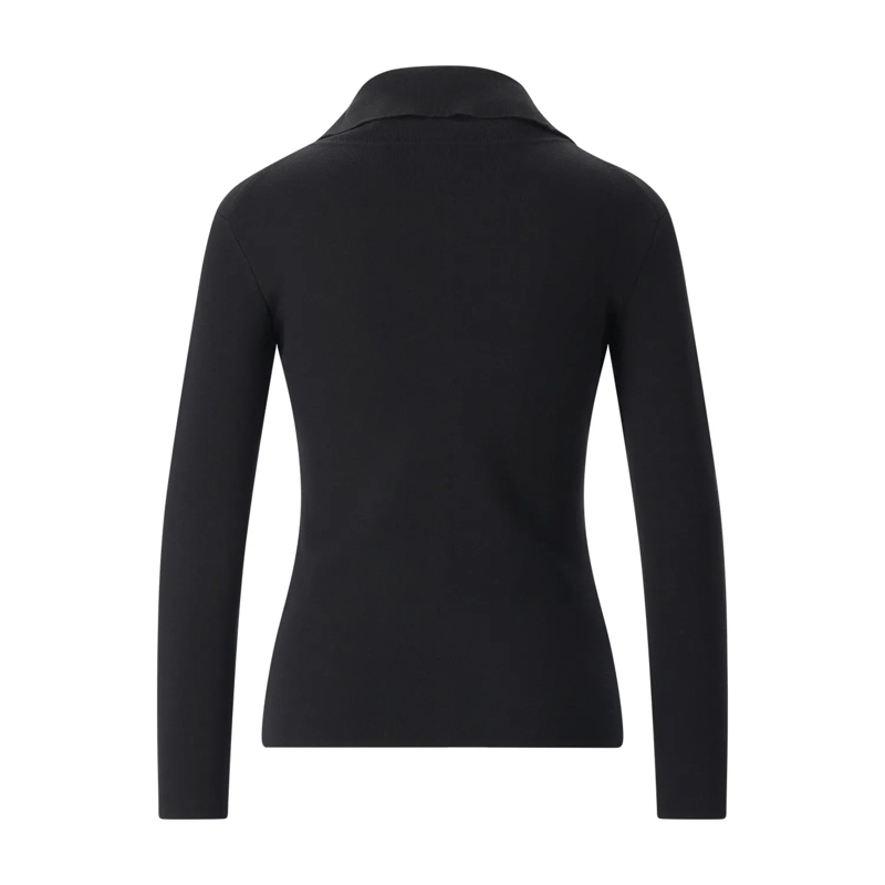 TOTEME Strickjacke Strickjacke aus Materialmix schwarz(Image 3)