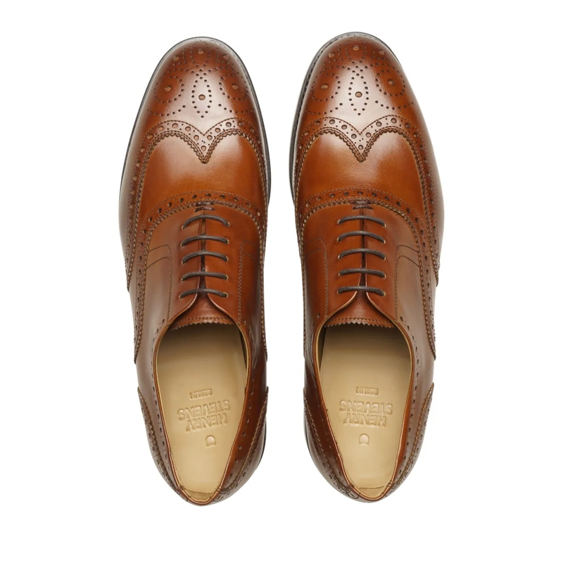 Henry Stevens Schnürschuhe Schnürer Winston FBO cognac(Image 4)