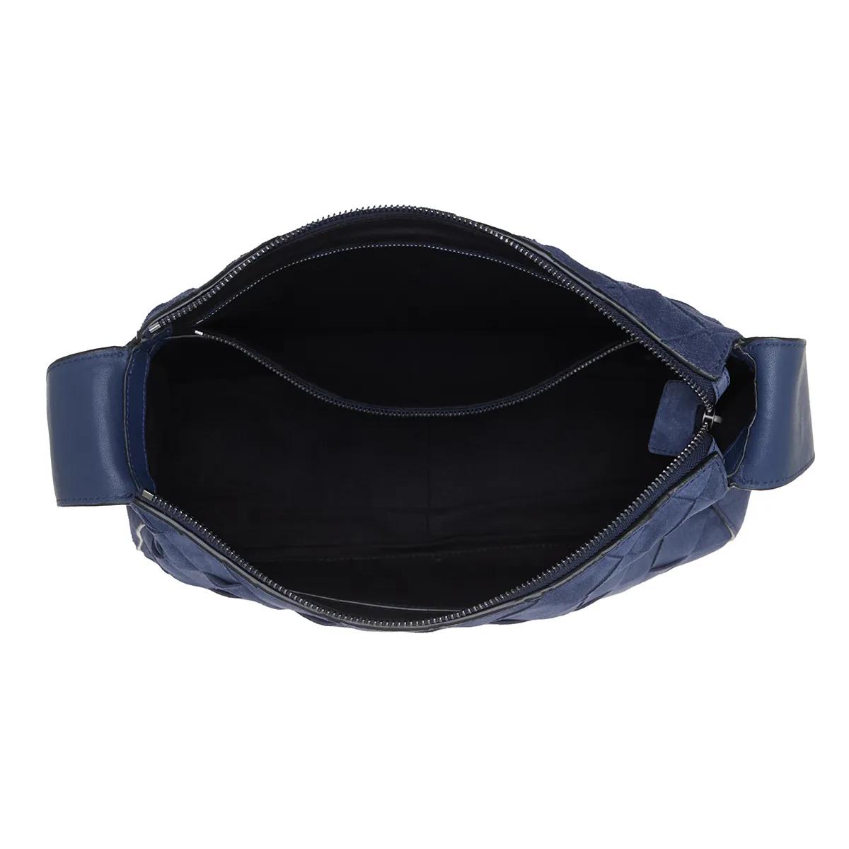 Thumbnail - Liebeskind Berlin Crossbody Bags - Sky Ii Woven Promo Suede + Tokyo Sheep - Gr. unisize - in Blau - für Damen