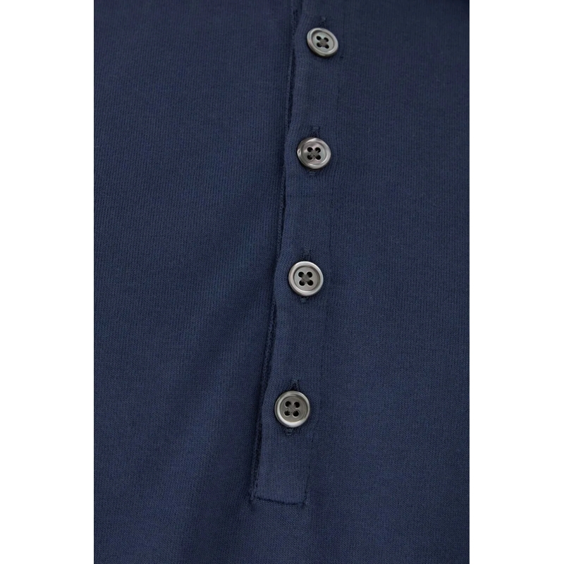 Thom Browne Polo Thom Browne Navy blue cotton polo shirt blau(Image 3)