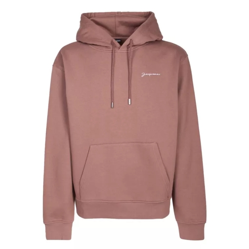 Jacquemus Hoodie With Iconic Logo On The Chest Brown Tröjor