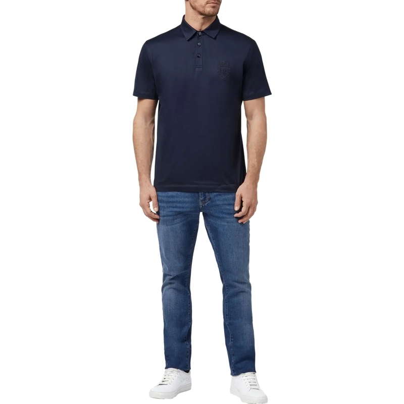 BILLIONAIRE Top Poloshirt Crest dunkel-blau(Image 3)