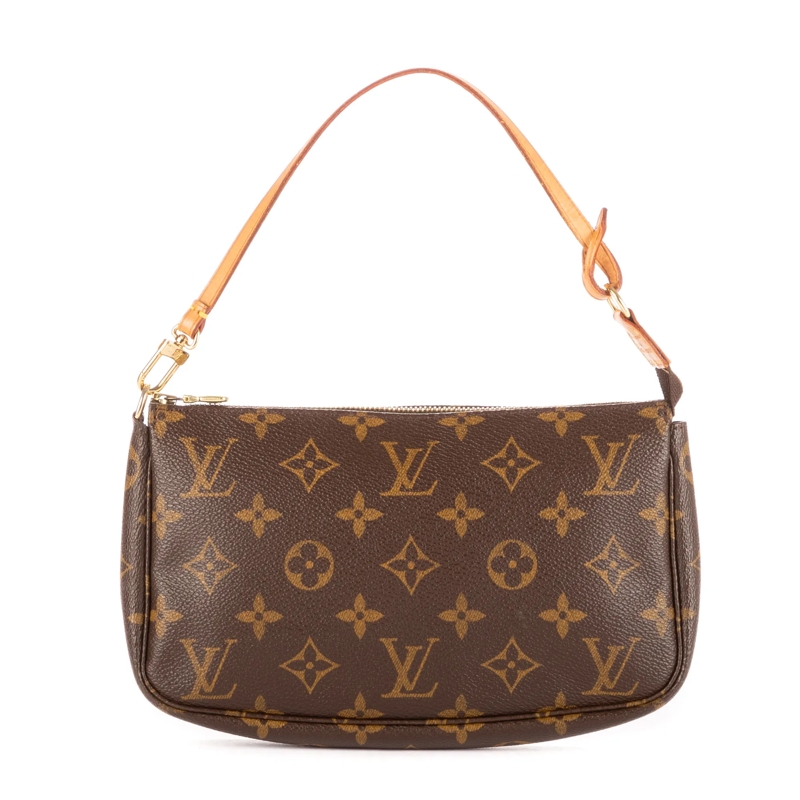 Louis Vuitton Crossbody Bag Accessory Pouch braun