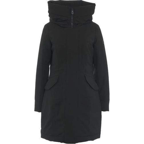 Peuterey Zomerjassen Down coat with wide collar 'Emin' schwarz