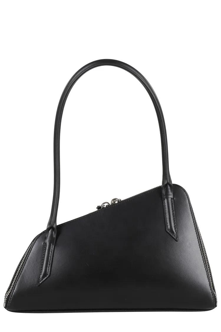 The Attico Hobo bags Black Sunrise Bag in zwart