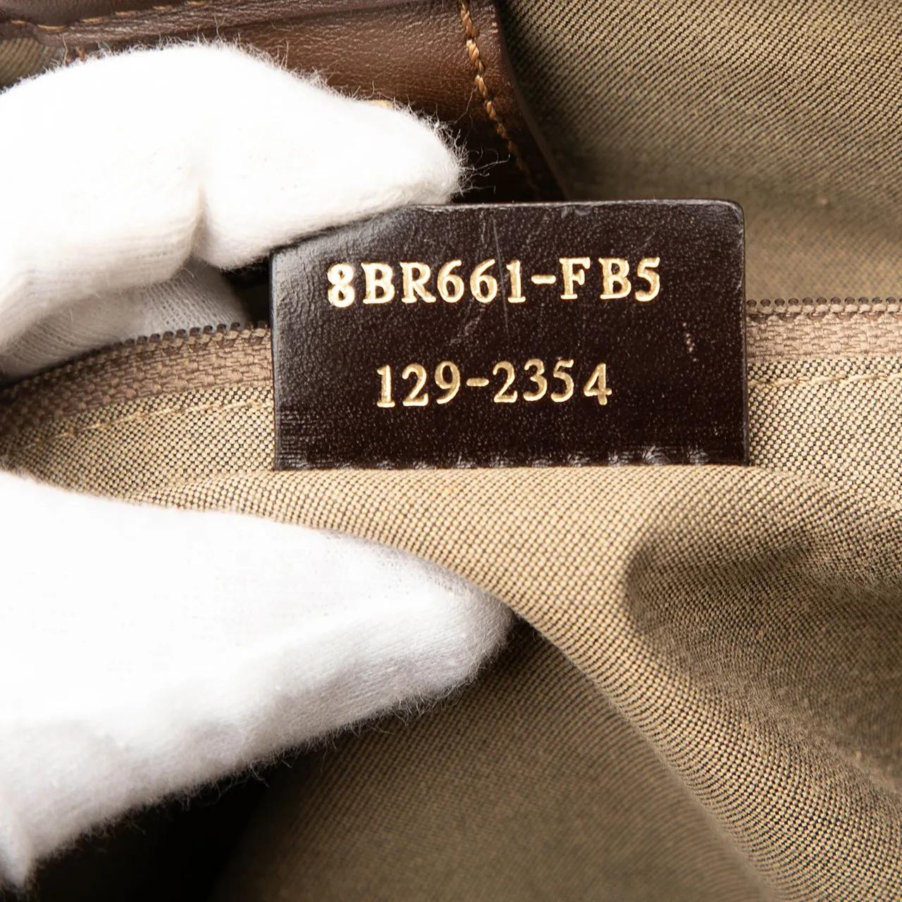 Thumbnail - Fendi Shopper - Zucchino Spalmati Chiusura Tote - Gr. unisize - in Braun - für Damen