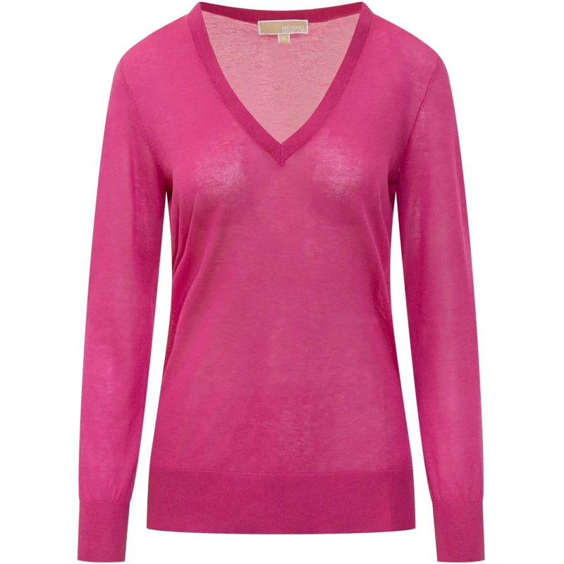 MICHAEL Michael Kors  Maglia scollo a-V rose