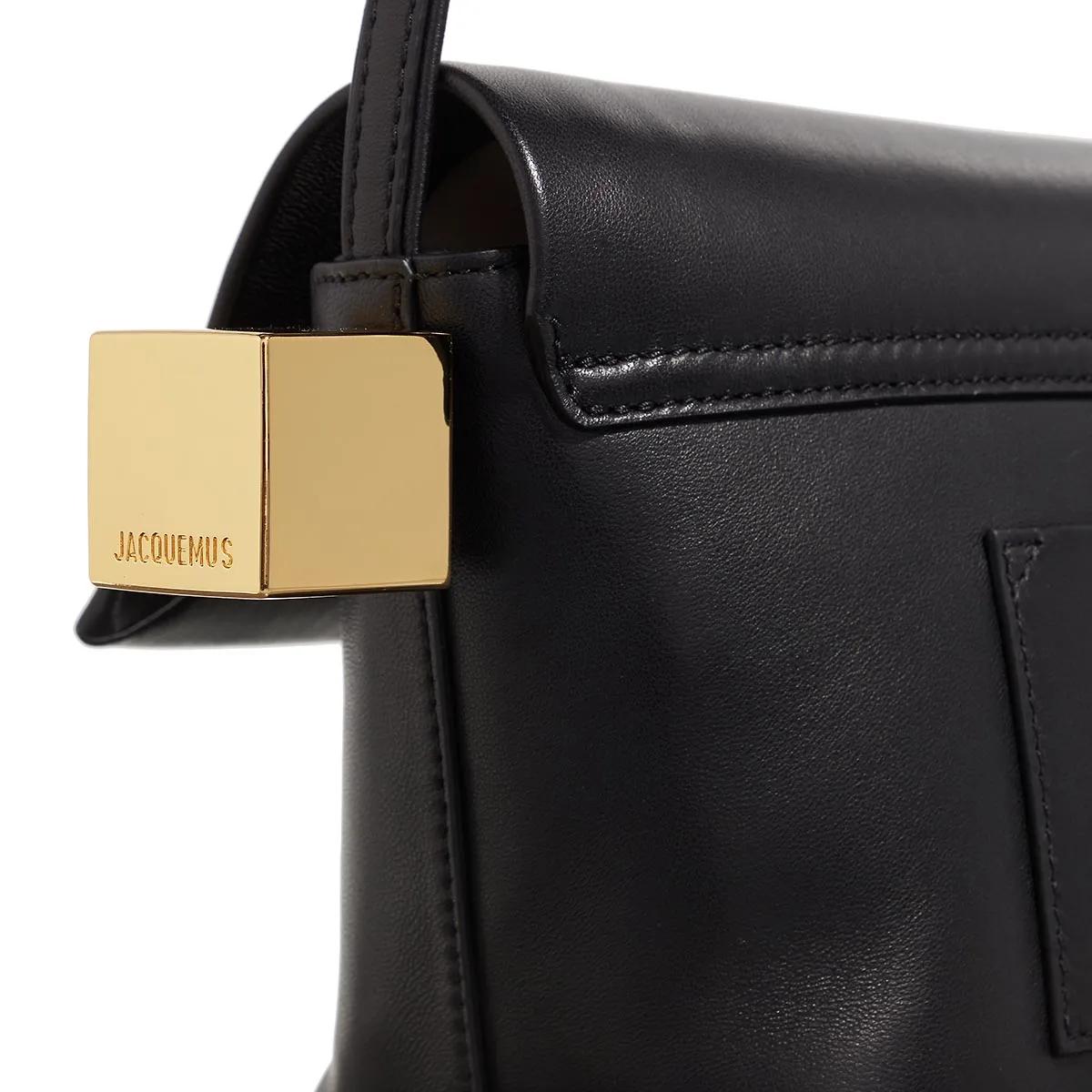 Jacquemus Pochettes The Round Carre in zwart