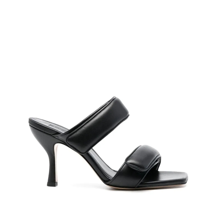 サンダル・ミュール Gia Borghini Perni 03 New Leather Mules Gia Borghini Perni 03 New Leather Mules Black | Muil