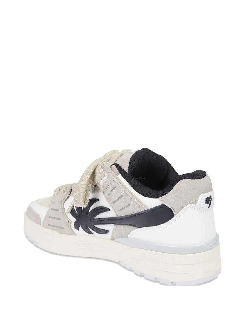 Thumbnail - Palm Angels Low-Top Sneaker - Low-Top Sneakers With Suede Panels - Gr. 42 (EU) - in Weiß - für Damen