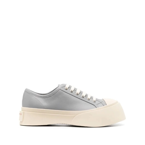 Marni Pablo Leather Flatform Sneakers Grey scarpa da ginnastica bassa