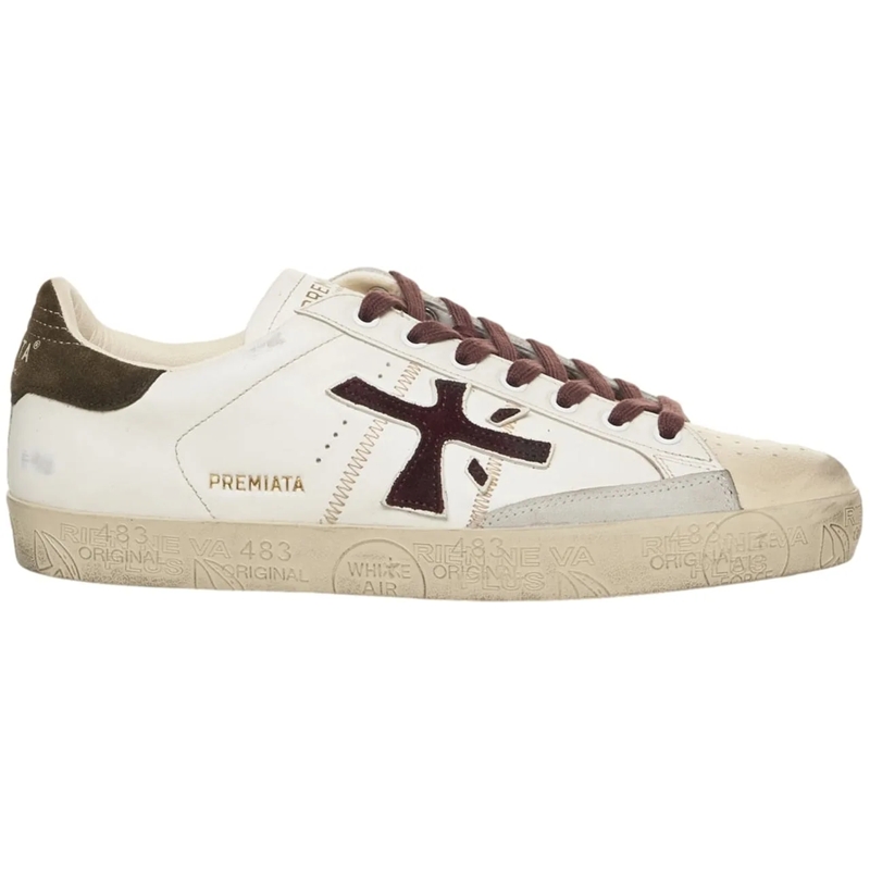 Premiata Low-Top-Sneaker Sneakers 'Steven' weiß