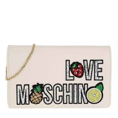 Love Moschino Fruit Logo Bag Avorio Borsetta a tracolla