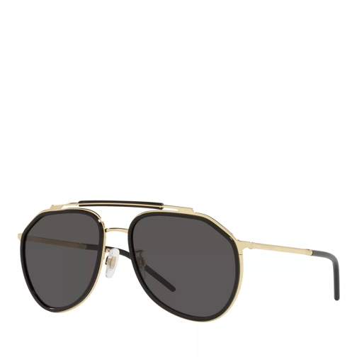 Dolce&Gabbana Sunglasses 0DG2277 Gold/Black Zonnebril