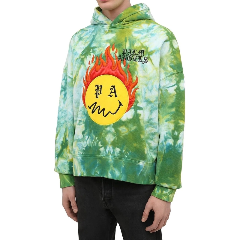 Palm Angels  Palm Angels Logo Hooded Sweatshirt grün(Image 2)