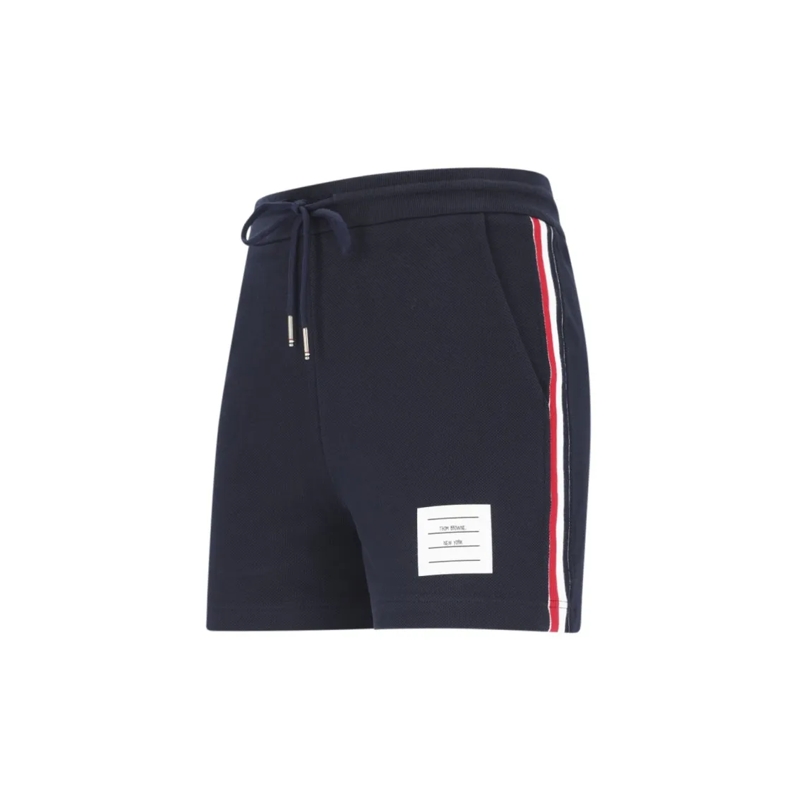 Thom Browne Legere Shorts Sports Shorts "Stripe" – Navy Blue (Image 3)