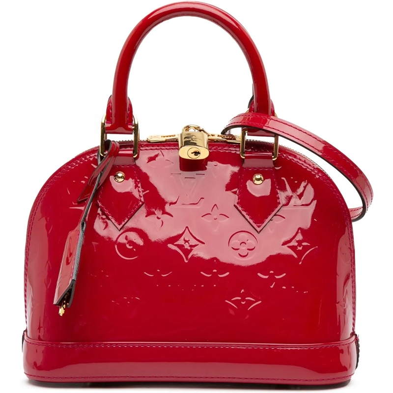 Louis Vuitton Schultertasche Monogram Vernis Alma BB rose