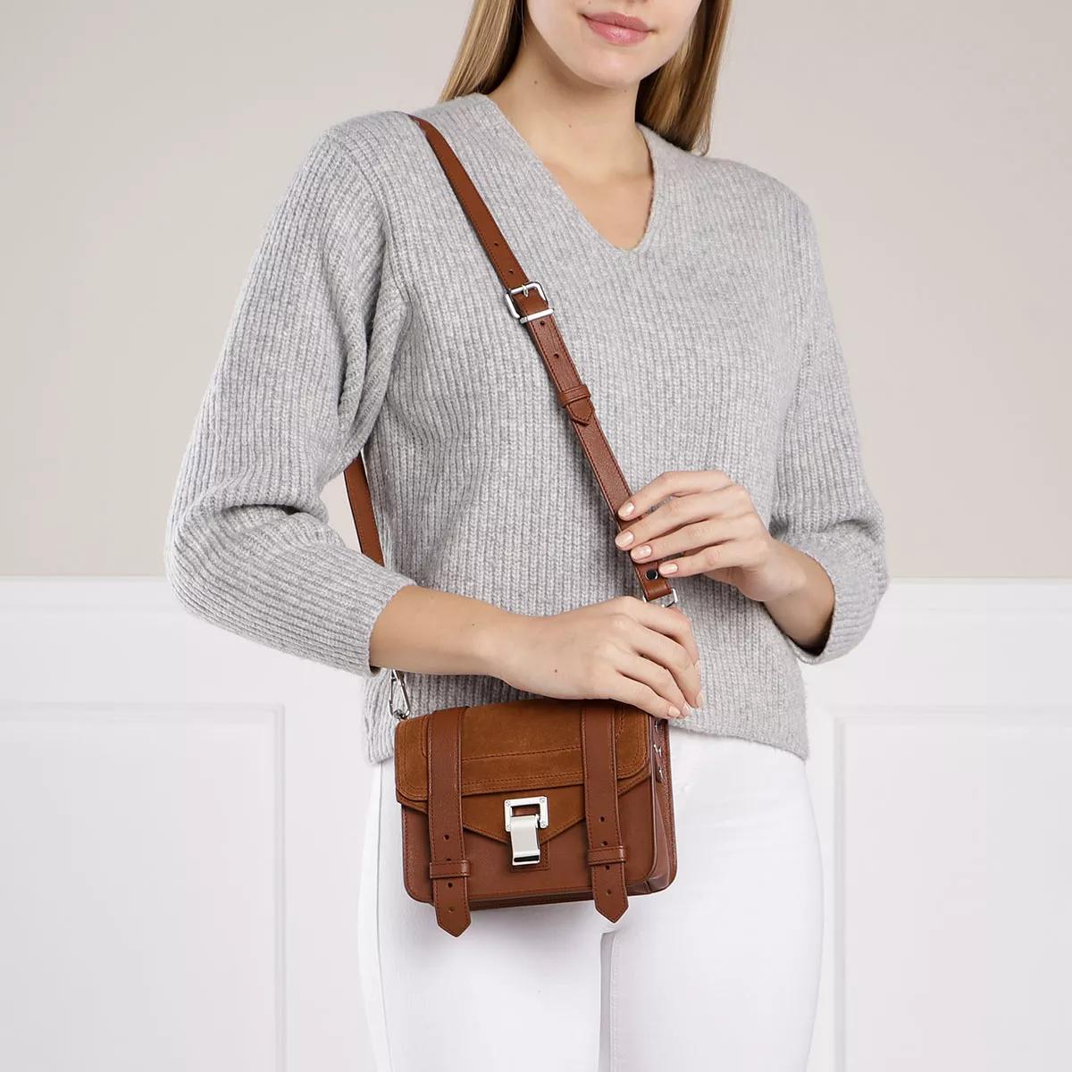 Proenza Schouler PS1 Mini Crossbody Bag Chocolate Crossbody Bag