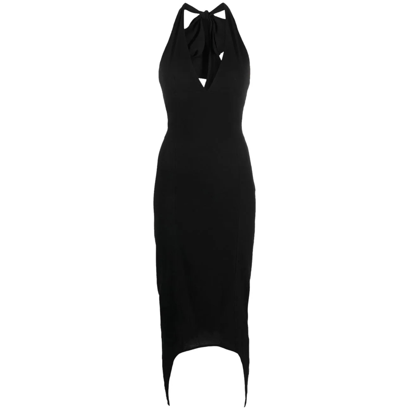 Patou Midikleid Dresses Black schwarz