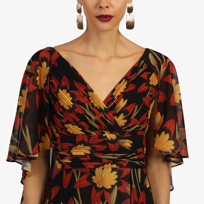 Kraimod Abendkleid Abendkleid schwarz multicolor(Image 3)